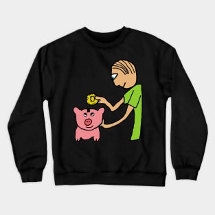 Piggy Bank Crewneck Sweatshirt